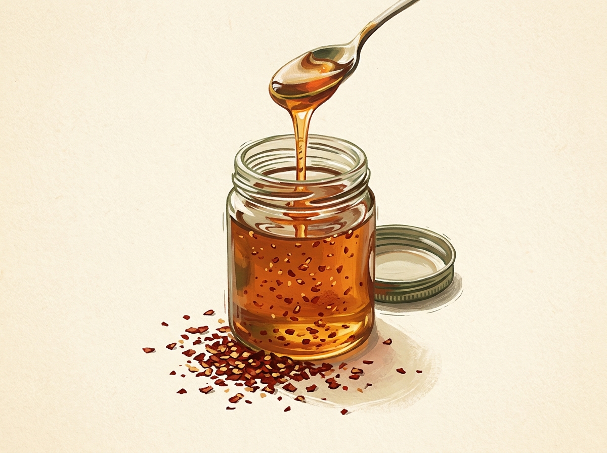 Illustration of Slow Drizzle Hot Honey