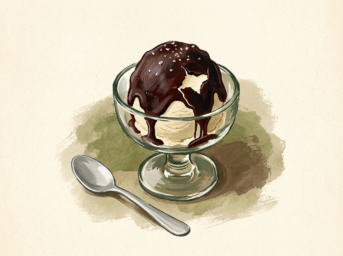 Illustration of Two-Spoon Crackle Shell
