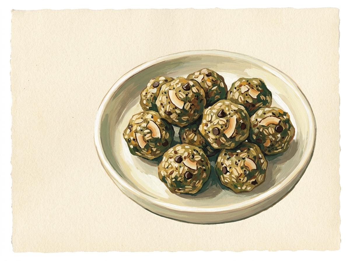 Illustration of Cocoa-Chip Oat Bites, 5 mg Each