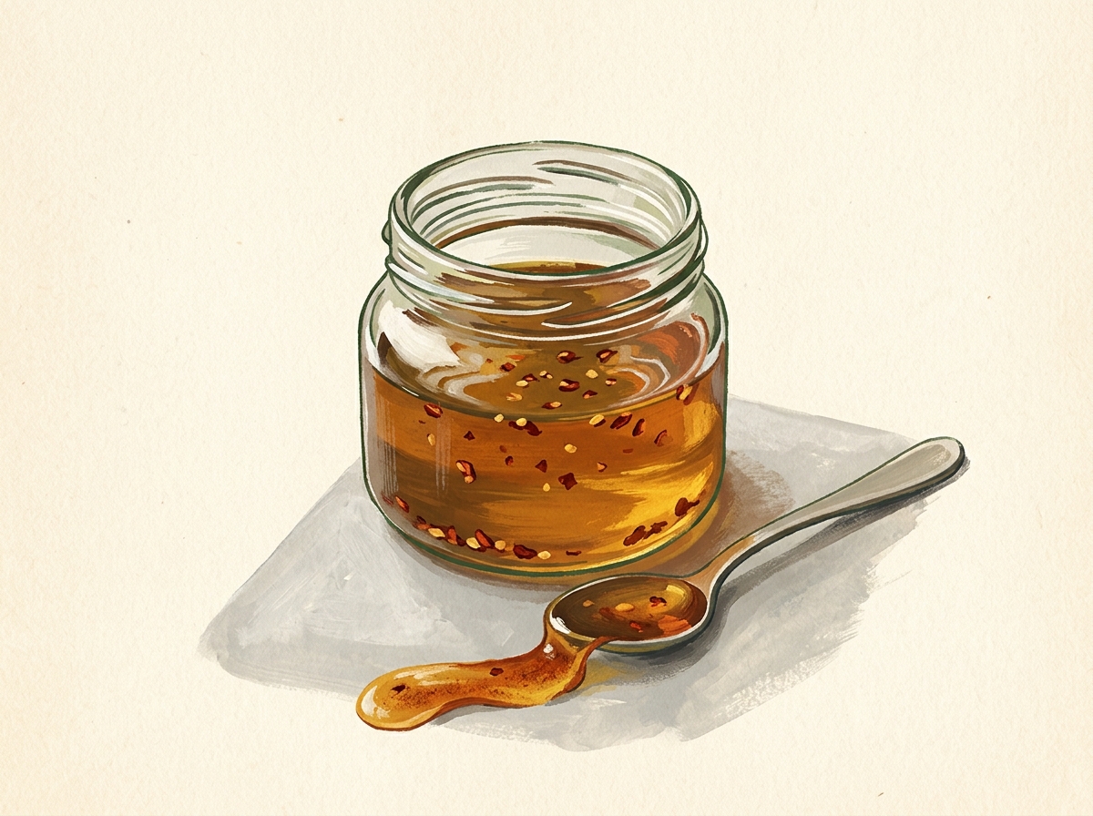 Illustration of Little Jar Hot Honey
