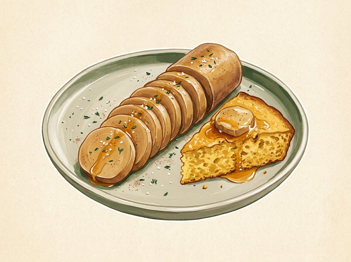 Illustration of Honey-Brown-Butter Table Coins